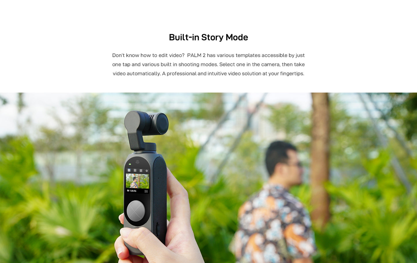FIMI PALM 2 – كاميرا محمولة احترافية لتصوير مذهل