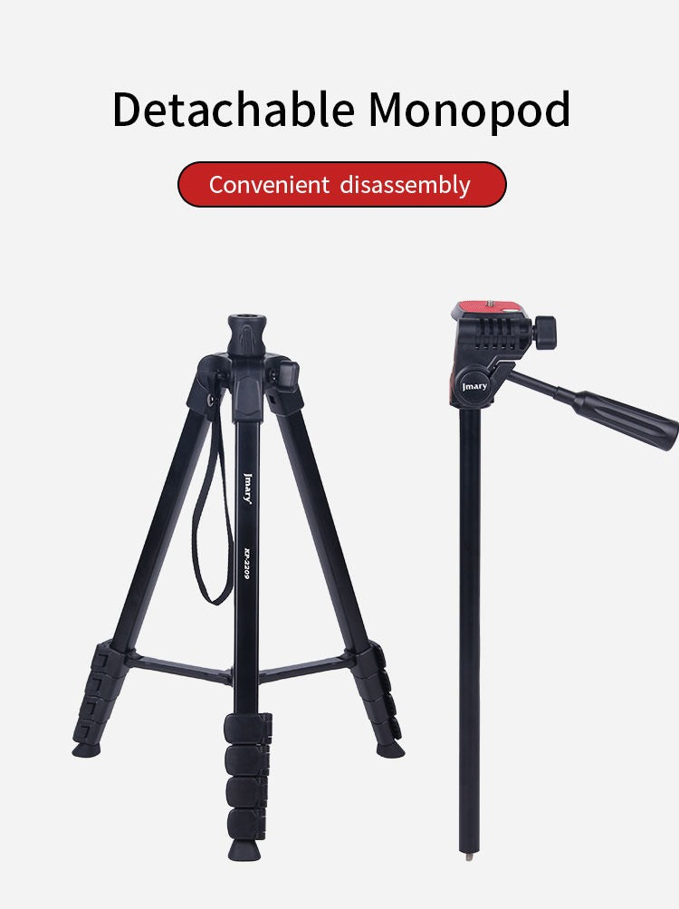 JMARY KP-2209 1.7M Horizontal Axis Tripod for camera & mobile