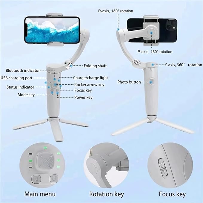 M1 3-AXIS Merak One Original Gimbal - مانع الإهتزاز
