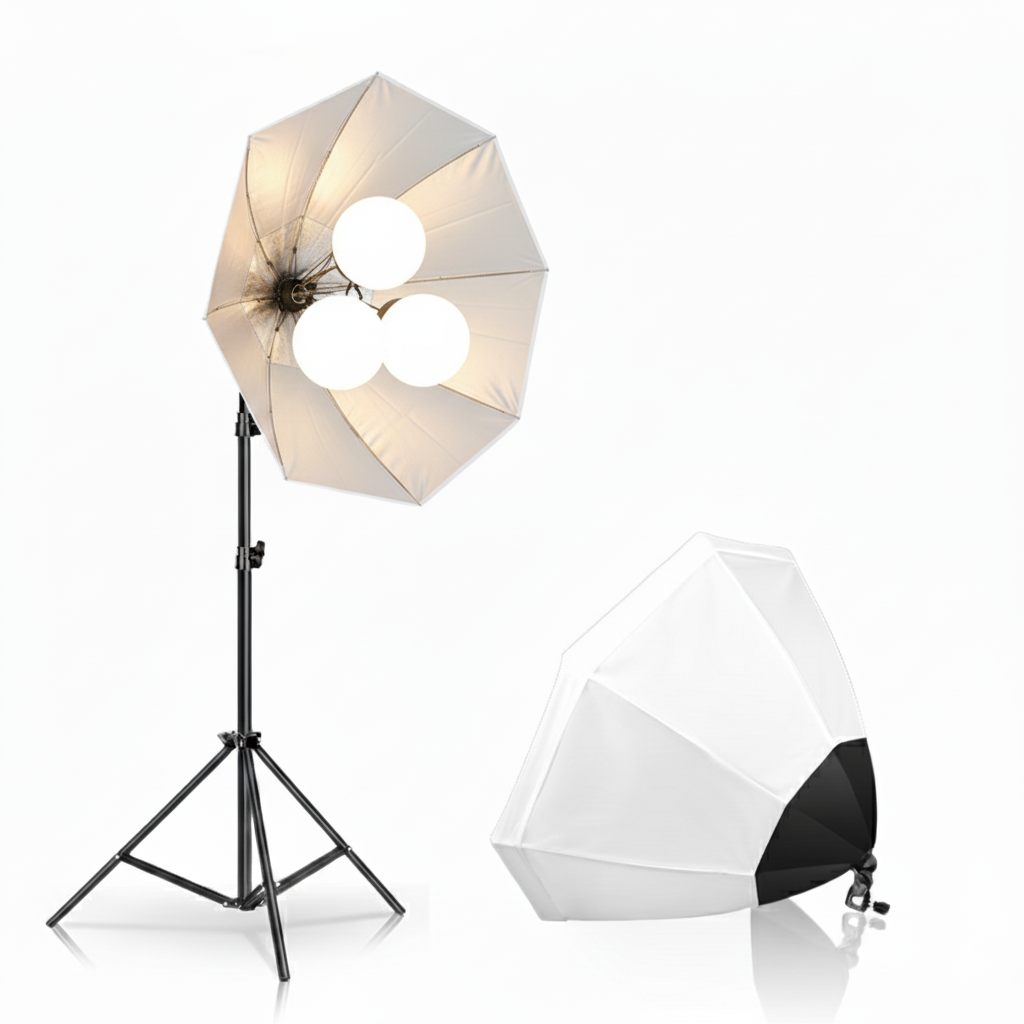 تحكّم في الضوء كالمحترفين مع Octa Softbox 3 lampe