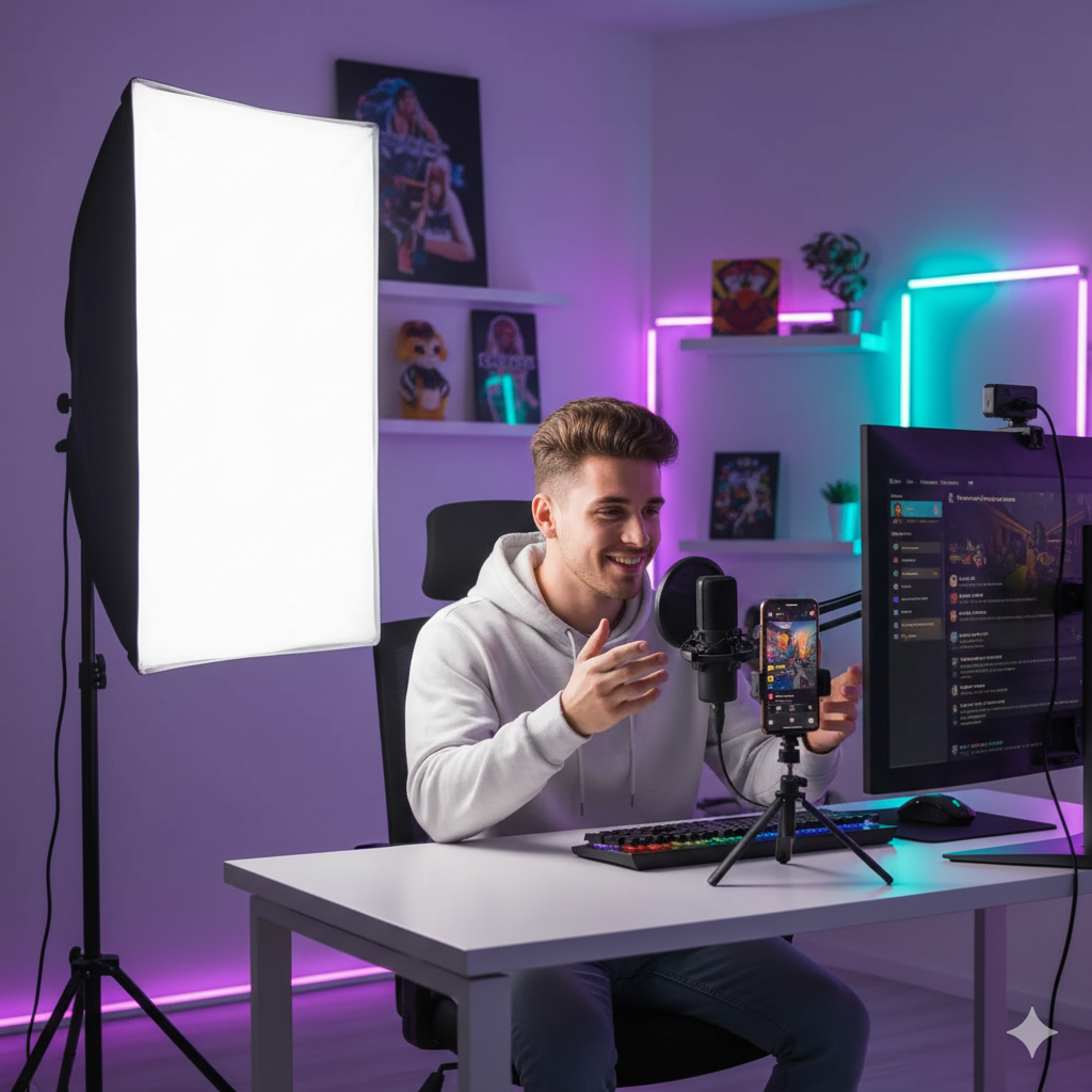 ✅ صوفت بوكس احترافي بـ 3 لمبات – إضاءة مثالية لكل أنواع التصوير