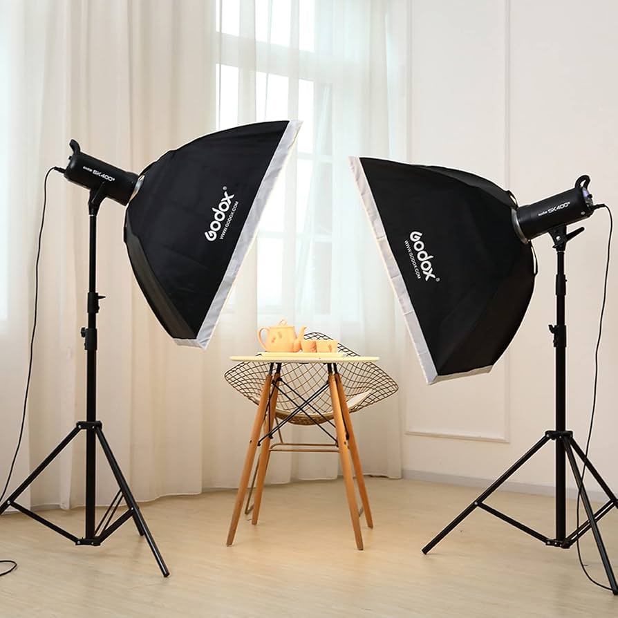 KIT GODOX SK400 II + SOFTBOX إضاءة احترافية لصناع المحتوى والمصورين