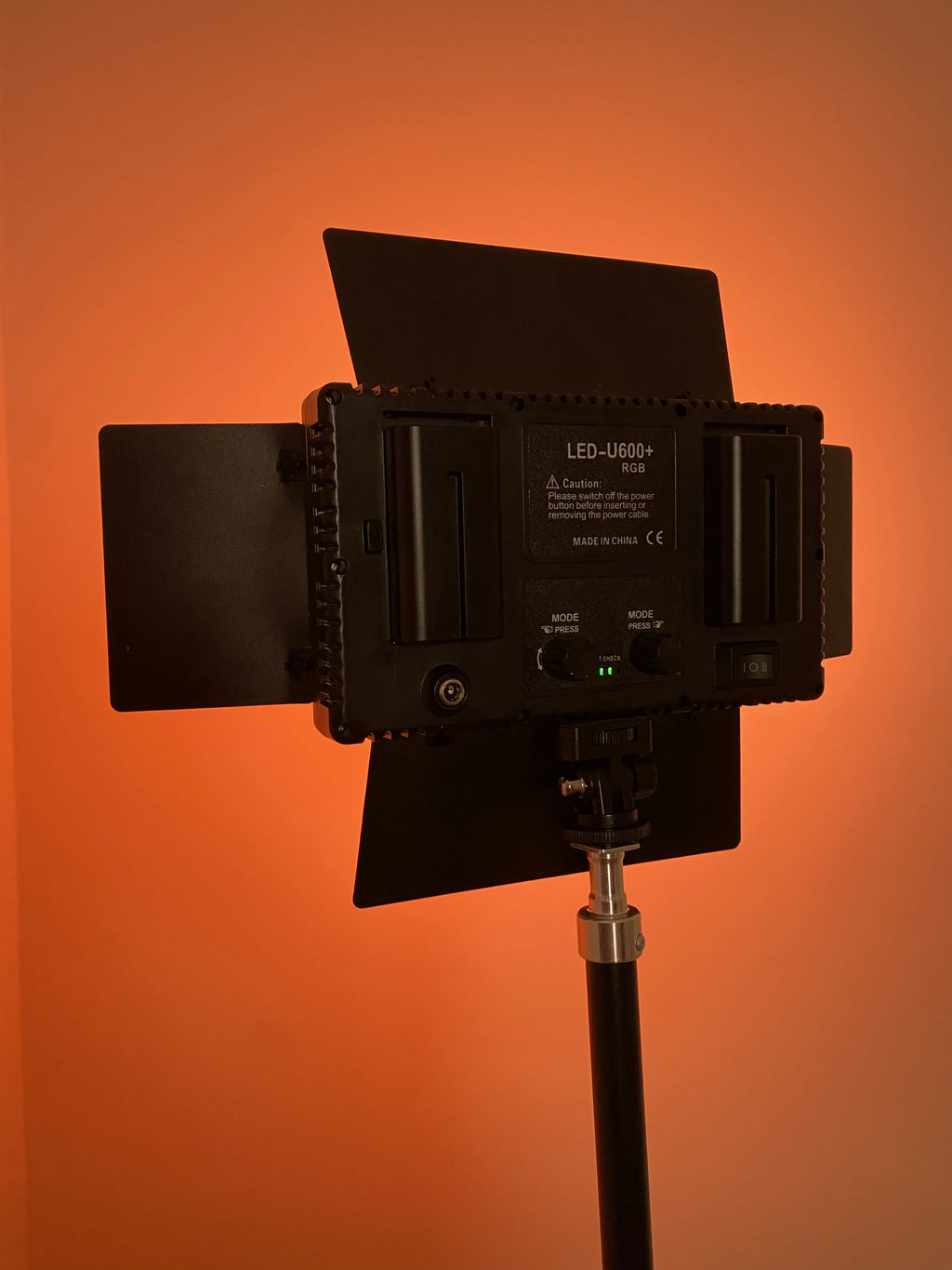 PACK 2 PANNEAU LED  U600 RGB + PRO باك إحترافي أصلي