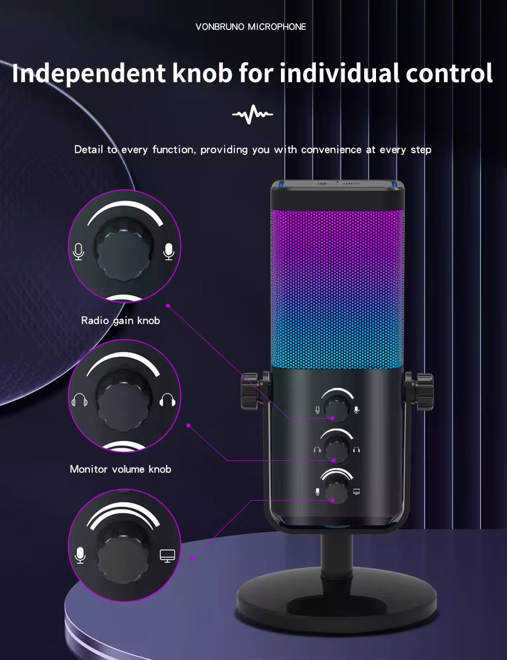 🎙️ M7 USB Microphone – خلي صوتك يبان كي المحترفين