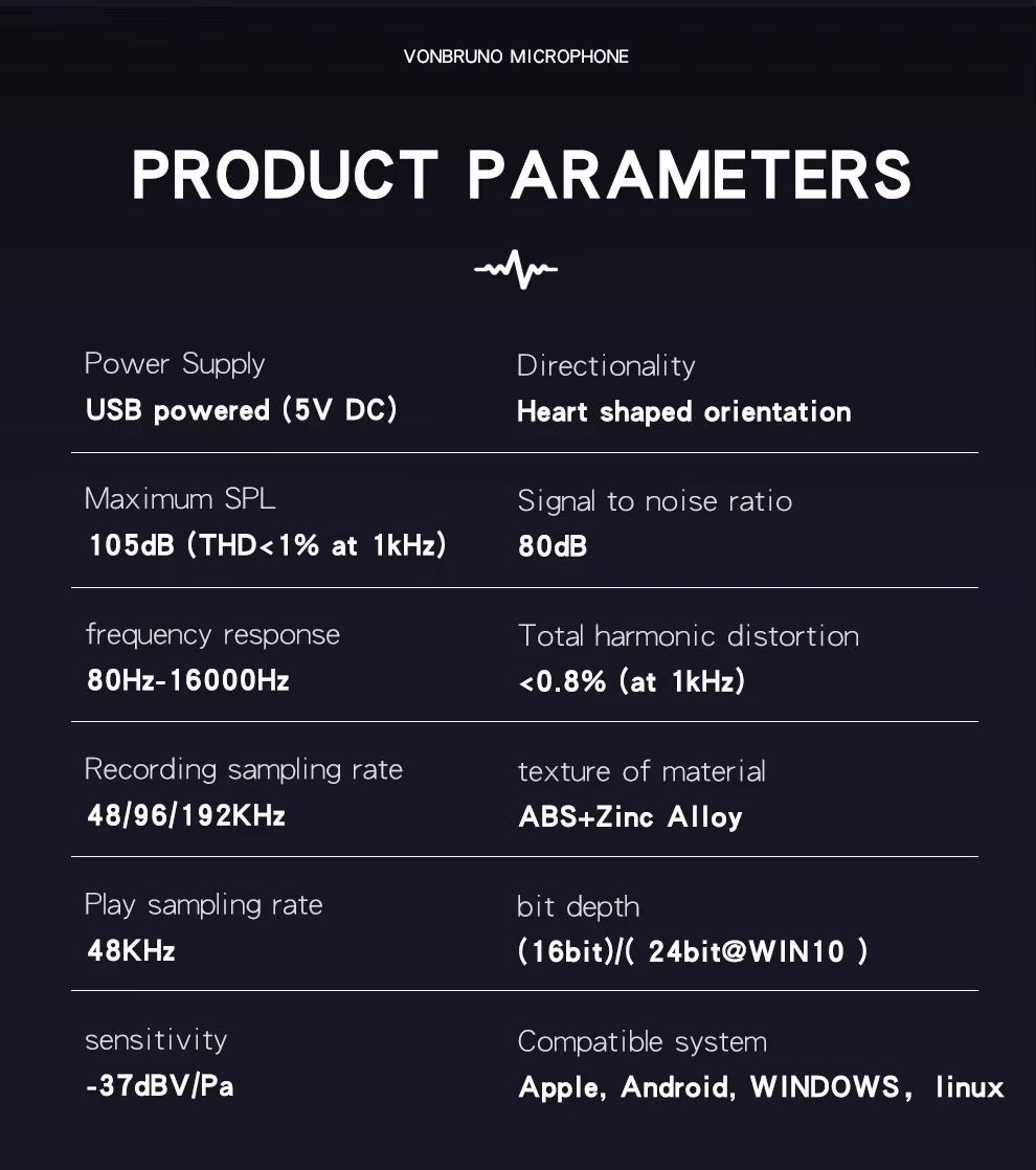🎙️ M7 USB Microphone – خلي صوتك يبان كي المحترفين