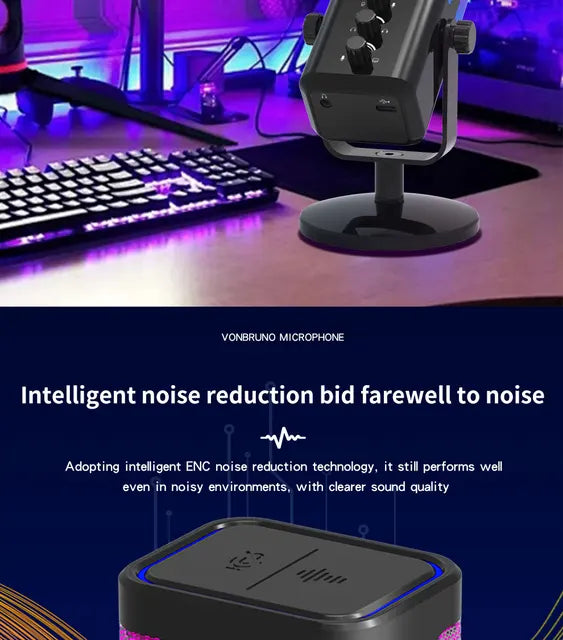 🎙️ M7 USB Microphone – خلي صوتك يبان كي المحترفين