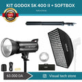 KIT GODOX SK400 II + SOFTBOX إضاءة احترافية لصناع المحتوى والمصورين